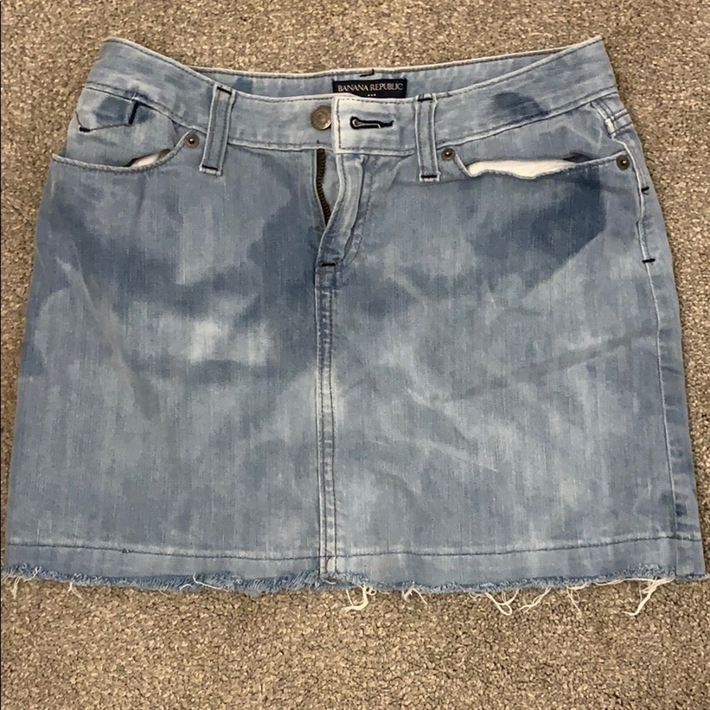 Petite Banana Republic denim skirt